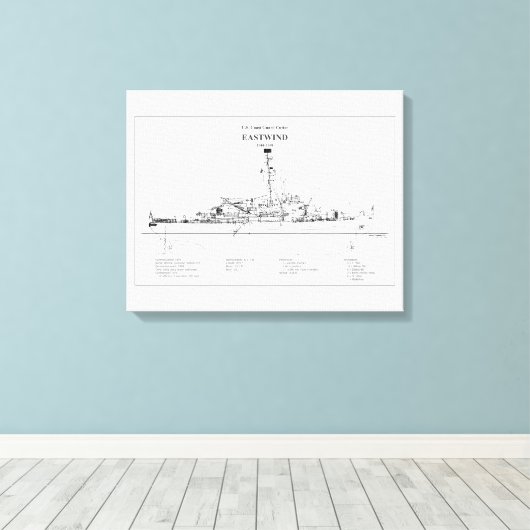 Toile USCGC Eastwind wagb-279 - BD (Insitu (Plancher de Bois))