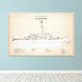 Toile USCGC Eastwind wagb-279 - SBD (Insitu (Plancher de Bois))