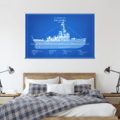 Toile USCGC Escanaba wpc-77 - ABD (Insitu(Chambre))
