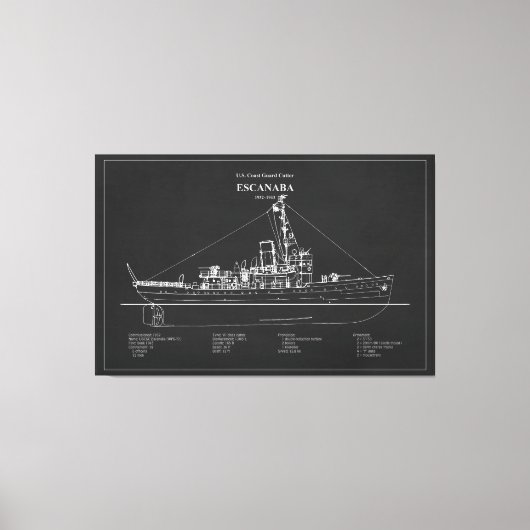 Toile USCGC Escanaba wpc-77 - PD (Recto)