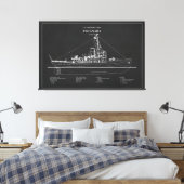 Toile USCGC Escanaba wpc-77 - PD (Insitu(Chambre))