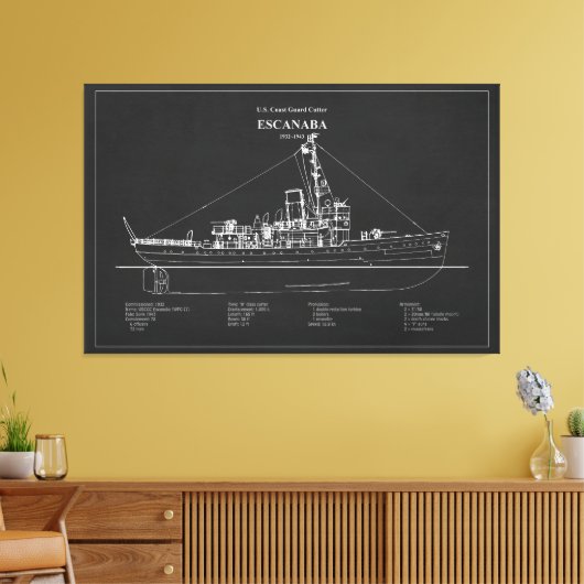 Toile USCGC Escanaba wpc-77 - PD (Insitu(Salon))