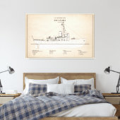 Toile USCGC Escanaba wpc-77 - SBD (Insitu(Chambre))