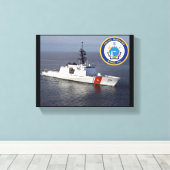 Toile USCGC Waesche (WMSL-751) (Insitu (Plancher de Bois))