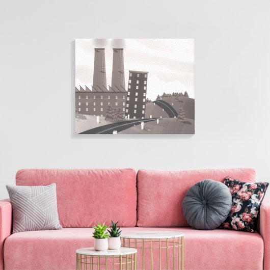 Toile Usine de chocolat (Insitu(Salon))