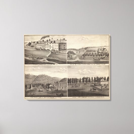 Toile Usine, magasins et résidences, Minnesota (Recto)