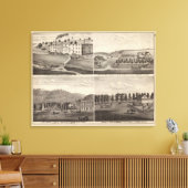 Toile Usine, magasins et résidences, Minnesota (Insitu(Salon))