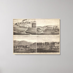 Toile Usine, magasins et résidences, Minnesota