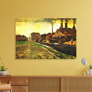 Toile Usine sidérurgique à La Haye de Vincent van Gogh