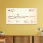 Toile USS Enterprise - Plan directeur des expéditions SD (Insitu(Salon))