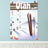 Toile Utah pour skier ! (Insitu (Plancher de Bois))
