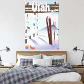 Toile Utah pour skier ! (Insitu(Chambre))