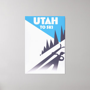 Toile Utah Pour Skier