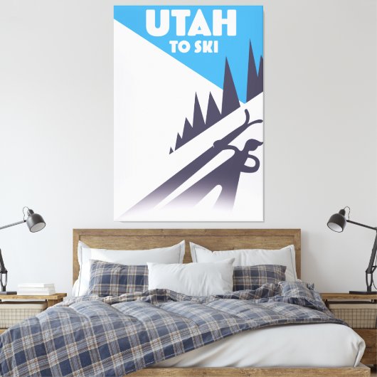 Toile Utah To Ski (Insitu(Chambre))