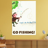 Toile Va pêcher. (Insitu(Salon))