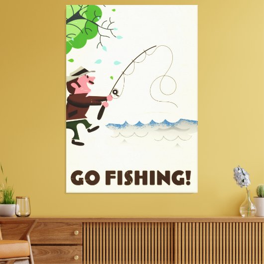 Toile Va pêcher. (Insitu(Salon))