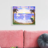 Toile Vacances à la plage (Insitu(Salon))