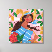 Toile Vacances d'été pour femme italienne (Recto)