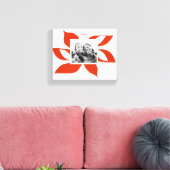 Toile Vacances Graphic Poinsettia (Insitu(Salon))