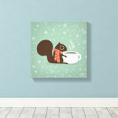 Toile Vacances hivernales pour l'écureuil (Insitu (Plancher de Bois))