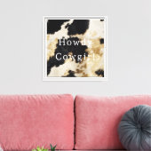 Toile Vache blanche noire (Insitu(Salon))