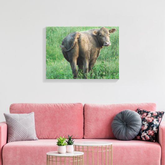 Toile Vache bleue (Insitu(Salon))