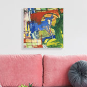 Toile Vache bleue, 1914 (température sur papier) (Insitu(Salon))