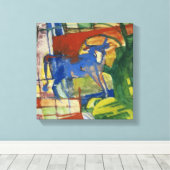 Toile Vache bleue, 1914 (température sur papier) (Insitu (Plancher de Bois))