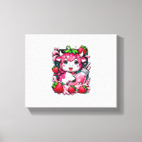 Vache de fraise Kawaii Anime Lait de fraise