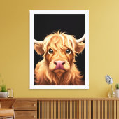 Toile Vache des Hautes Terres (Insitu(Salon))