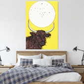 Toile Vache des Highlands d'Écosse (Insitu(Chambre))