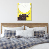 Toile Vache des Highlands d'Écosse (Insitu(Chambre))
