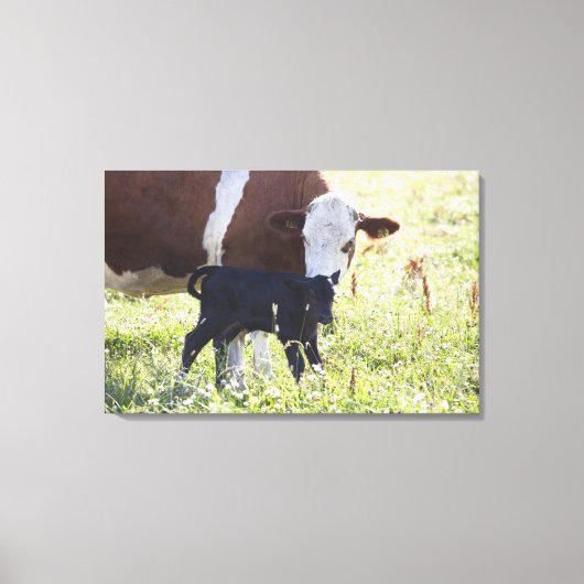 Toile Vache et veau (Recto)