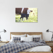 Toile Vache et veau (Insitu(Chambre))