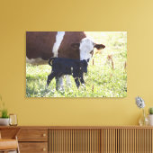 Toile Vache et veau (Insitu(Salon))