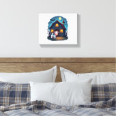 Toile Vache & Grange hantée (Insitu(Chambre))