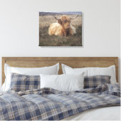Toile Vache Highland sur Dartmoor (Insitu(Chambre))