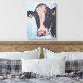 Toile Vache no 02.0566 Vache friésienne irlandaise (Insitu(Chambre))