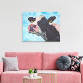 Toile Vache no 03. 0556 Vache flamande irlandaise (Insitu(Salon))