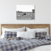 Toile Vache sur le côté de la route Monument Valley 16x2 (Insitu(Chambre))