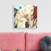 Toile Vaches amoureuses (Insitu(Salon))
