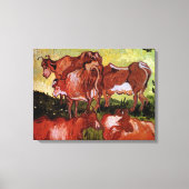 Toile Vaches (après Jordaens) par Vincent van Gogh (Recto)