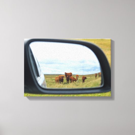 Toile Vaches dans le miroir (Recto)