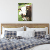 Toile Vaches dans le pâturage, gros plan (Insitu(Chambre))