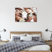 Toile Vaches dans un corral (Insitu(Chambre))
