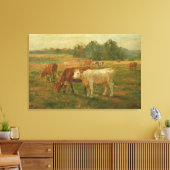 Toile Vaches - Edward Mitchell Bannister - c1890 (Insitu(Salon))