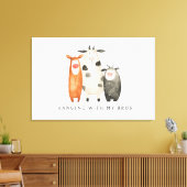 Toile Vaches Mignonnes avec mes Frères (Insitu(Salon))