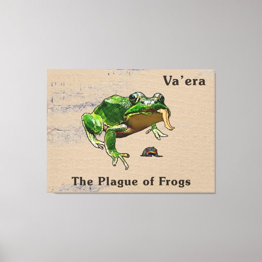 Toile Va'era - Grenouilles (Recto)