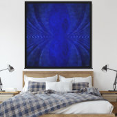 Toile Vague Bleu Abstrait (Insitu(Chambre))