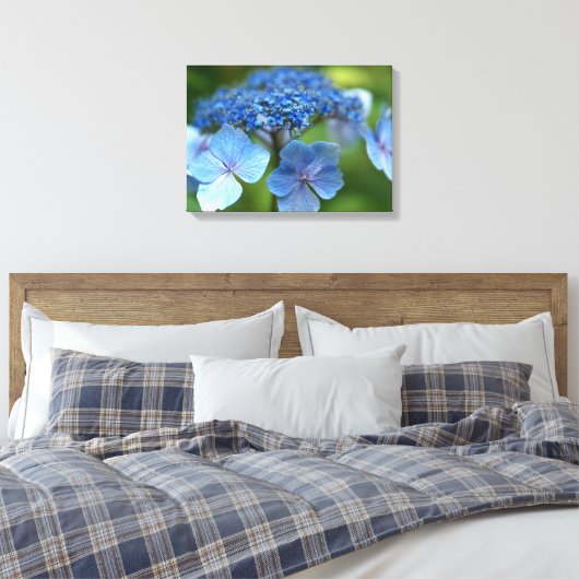 Toile Vague bleue Lacecap Hydrangea (Insitu(Chambre))
